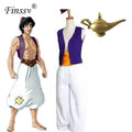 Adult Mythical Prince Aladdin Cosplay Costume Set for Stage Performances